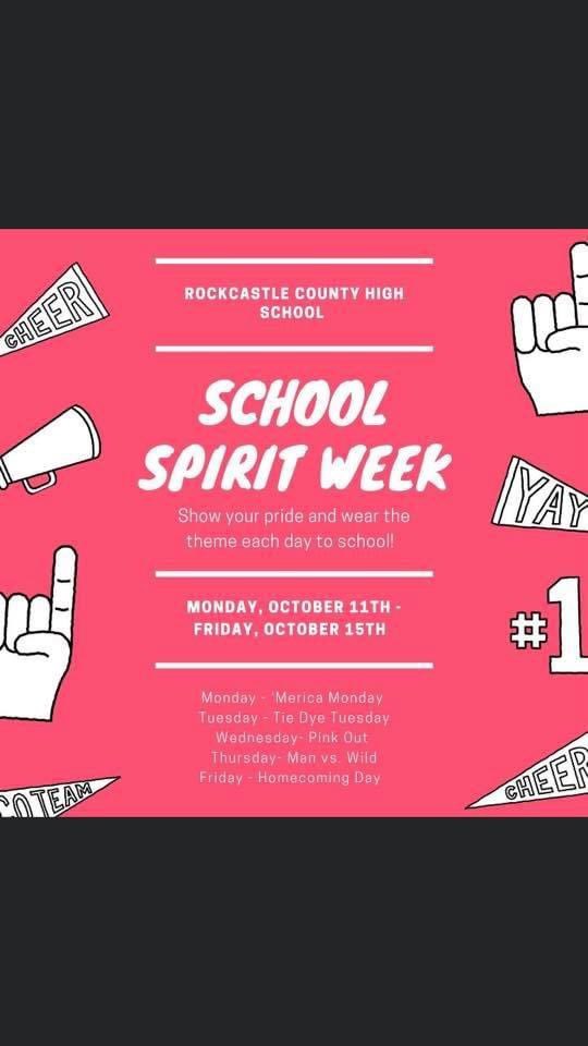 BallingerCarrie's tweet photo. Love the Homecoming Week fun at The ROCK! 🚀🚀
Come out and celebrate the RCHS 50th Homecoming this Friday Night at 7:30. @RockcastleCoSch #50YearsofTheRock #RockNation #RockVision https://t.co/vlj46XZSPe