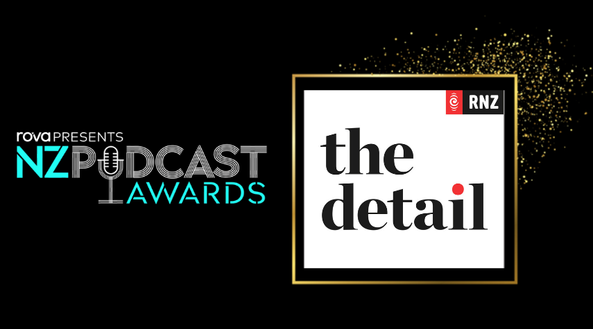 nzpodcastawards's tweet photo. Congrats on the nomination @TheDetailNZ  Tune in with @SBrettkelly &amp; @emiledonovan A daily news podcast explaining and exploring the issues behind the headlines.
#nzpodcastawards #nzpodawards https://t.co/0918TQmKTK