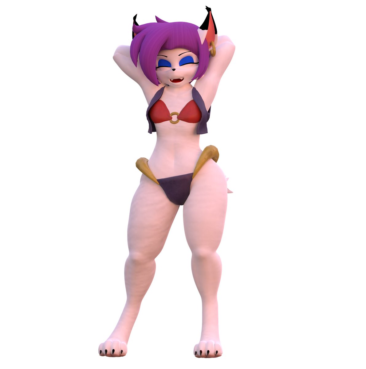 Andromeda_Fox18's tweet photo. Here's an art piece of Andi cosplaying as #Shantae. I think he has the hips to pull this off. Don't you? https://t.co/Whow6MMOPV