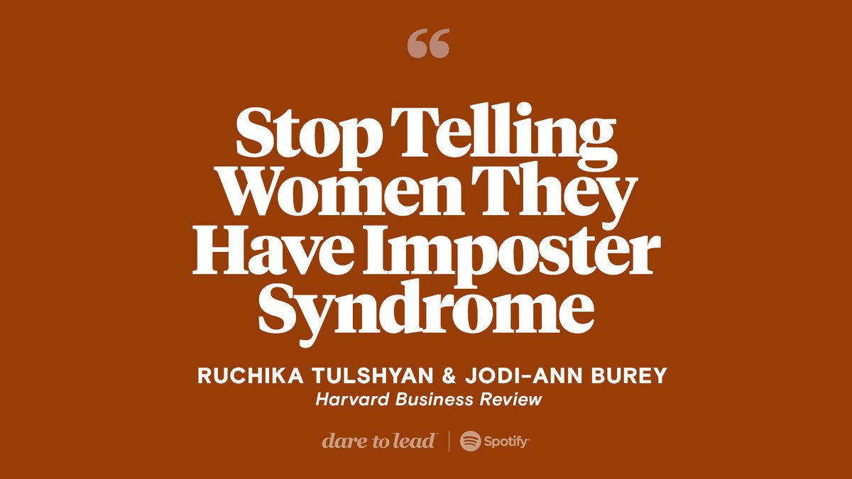 ☝️This article, by @rtulshyan and <a href="/jodiann_b/">Jodiann B</a> for <a href="/HarvardBiz/">Harvard Business Review</a>, is required reading for anyone with responsibility for building cultures of belonging in the workplace. Grateful to talk to them today on “Dare to Lead.” 
spoti.fi/3DBducV
bit.ly/3auDz0s