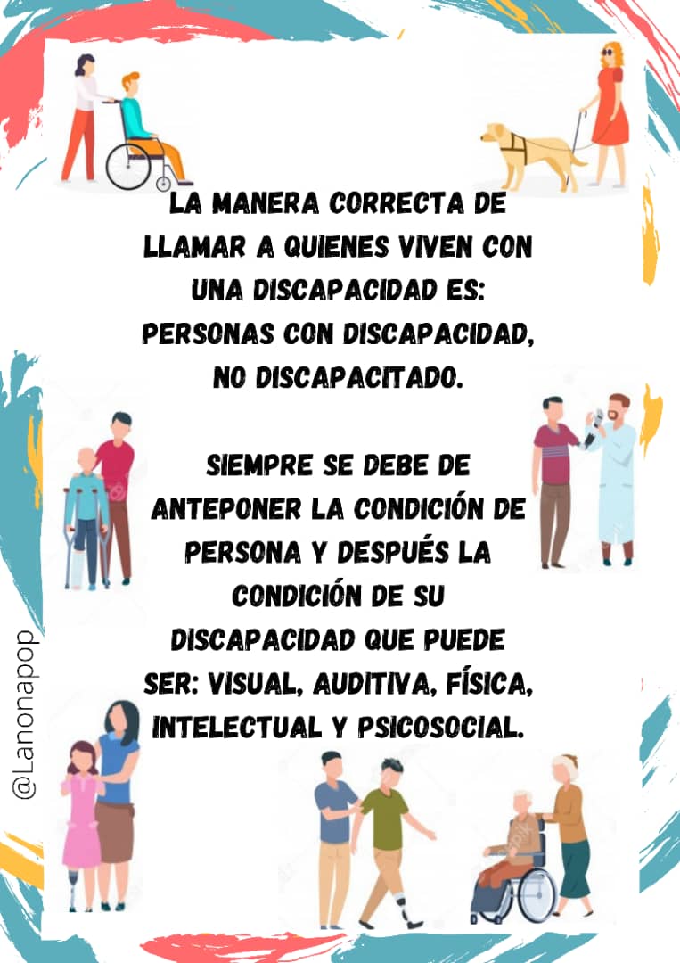 SUAREZMIN's tweet photo. Aprendamos a valorar y respetar a las personas con discapacidad.
#Lanonapop
#lanonalove #challenge
#personascondiscapacidad
@LaNonaPop https://t.co/AqQnHXA3Qq