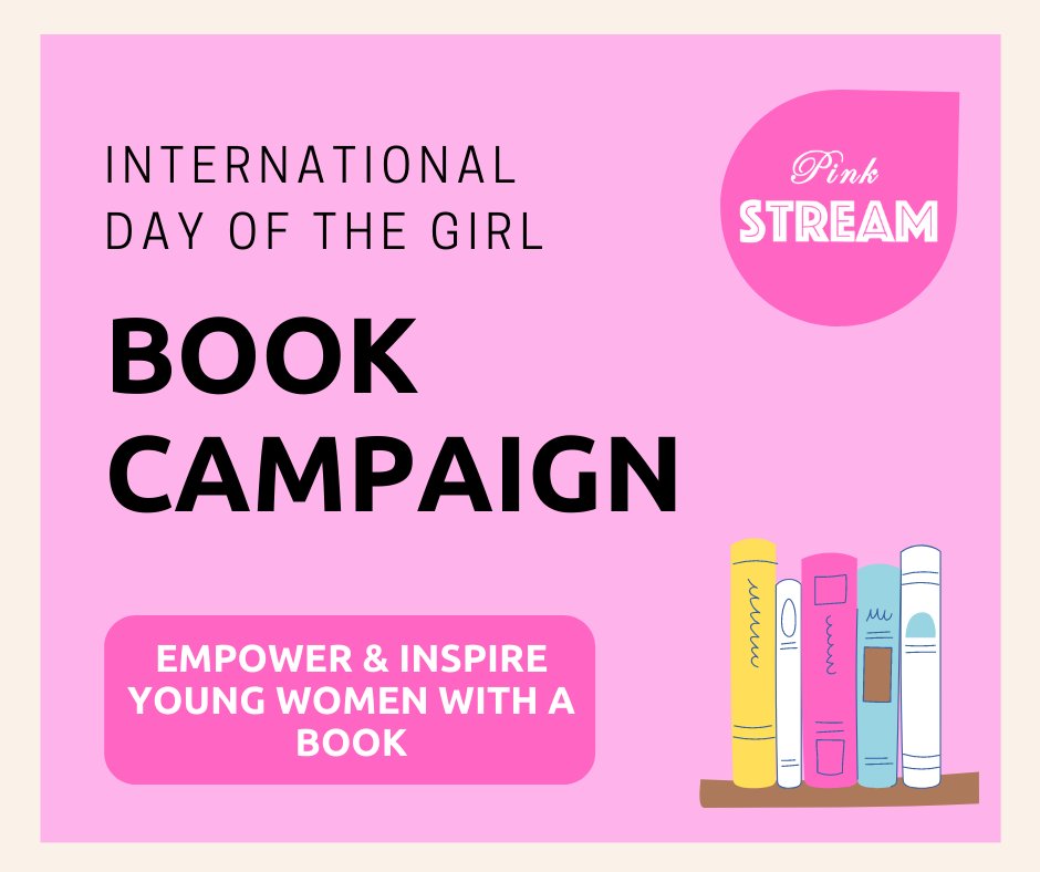 pinkSTREAM_'s tweet photo. Today is #DayOfTheGirl, celebrating girls around the world for being who they are 👧🏽👧🏻👧🏾👧🏼👧🏿 

Become part of this celebration by sponsoring a book from this wishlist, empowering many girls who will access the material through Pink STREAM programs📚📚📚

 https://t.co/JJHWRgkgsl https://t.co/cqDu1dP56u