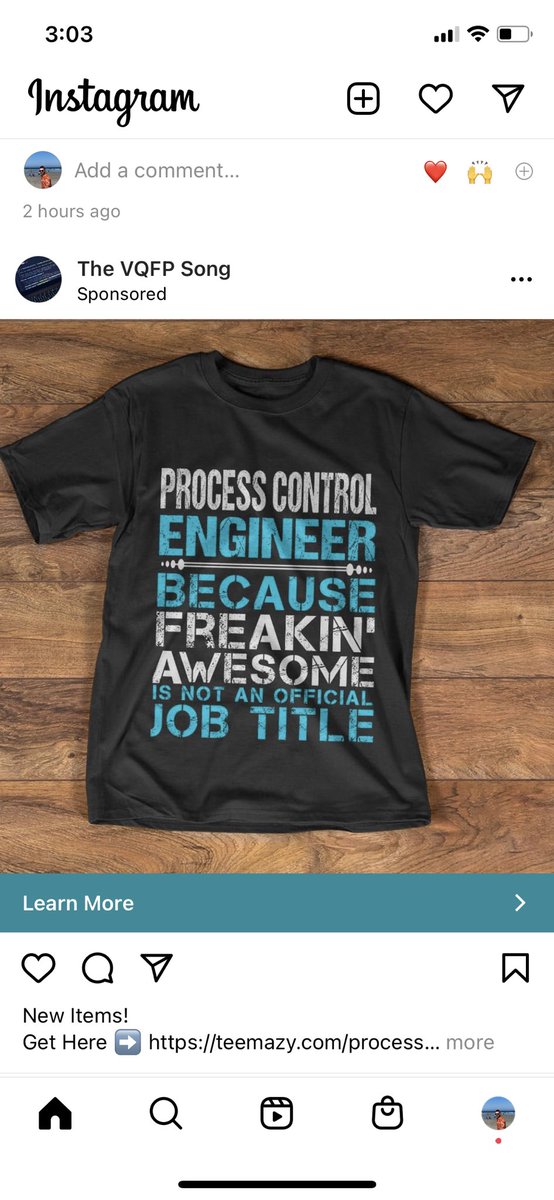 zackc494's tweet photo. I wonder what the creators of targeted ads like this think humans are like? Like if I went into work one day and saw one of my coworkers wearing one of these shirts I’d be like, genuinely concerned https://t.co/sjTfCMbd92