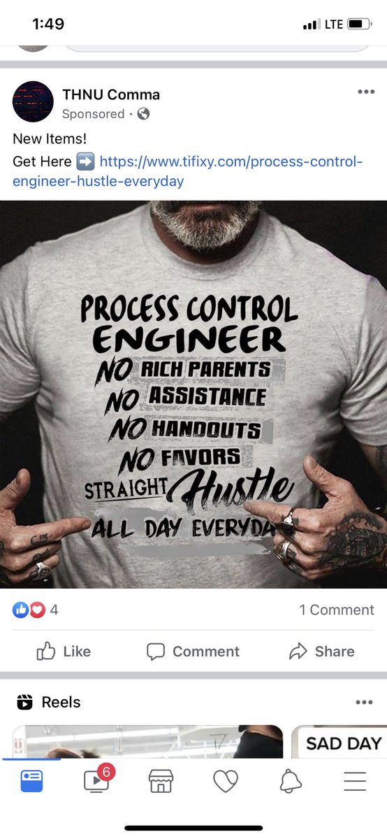 zackc494's tweet photo. I wonder what the creators of targeted ads like this think humans are like? Like if I went into work one day and saw one of my coworkers wearing one of these shirts I’d be like, genuinely concerned https://t.co/sjTfCMbd92