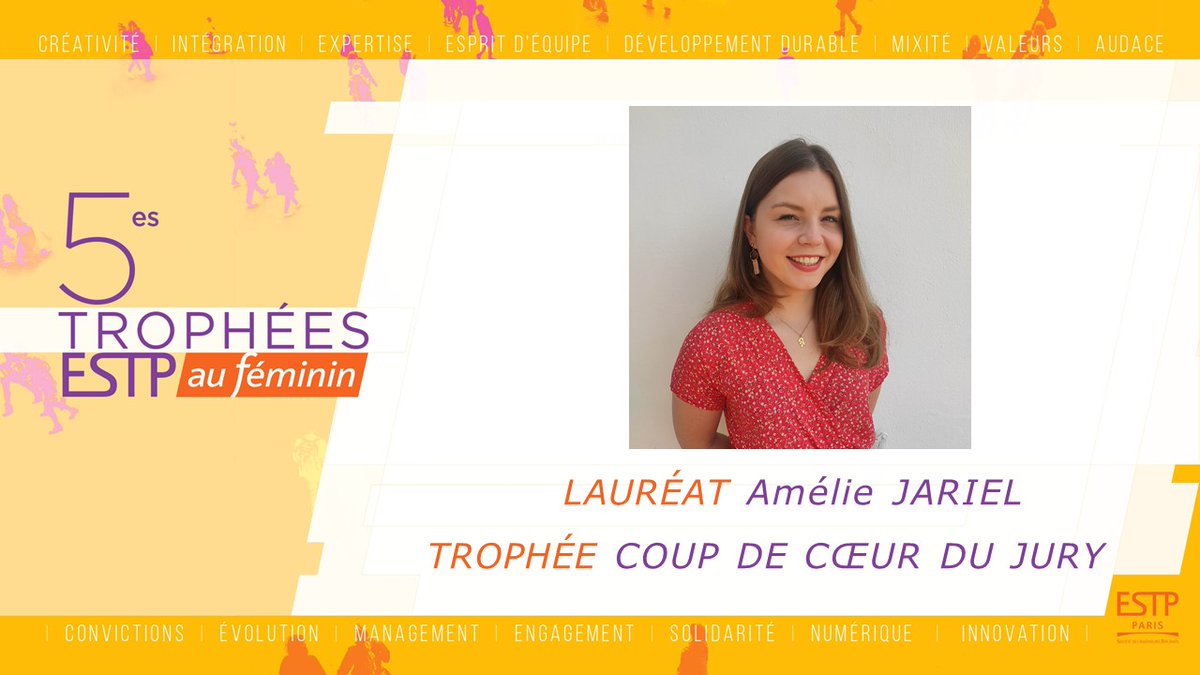 etpaufeminin's tweet photo. AmĂ©lie Jariel B 2020 est laurĂ©ate du trophĂ©e coup de coeur du jury. Jeune diplĂŽmĂ©e elle propose de tester les projets immobiliers afin de rĂ©duire lâimpact environnemental des logements vacants #ESTPauFĂ©minin
@Egis, @BureauVeritasF, @Gecina, #LeonGrosse, @VINCIEnergies https://t.co/Ml2SSH3a9z