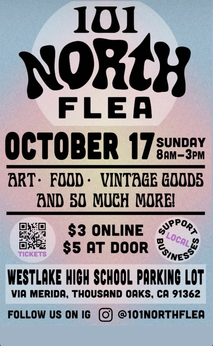 Ventura County people! Come support your local friends next Sunday!

eventbrite.com/e/101-north-fl…