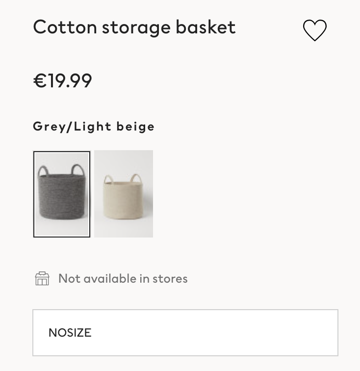 sarahjunefox's tweet photo. @hmeire Hello! Everything on your home site has the same "not available in stores" message. Are you stopping your homewares in Ireland?https://t.co/qSRcyaE5oD https://t.co/dlQ462xnE4