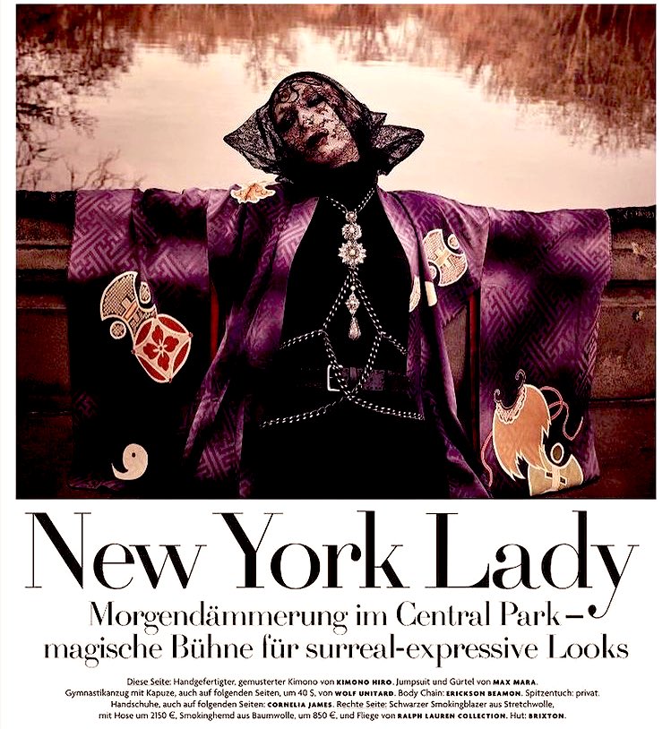 2017年にNYCで撮影されたニューヨークスタイルの女性がテーマのポートレート。とても品があって好き❤︎ネイルを日本のネイリストの方が担当されてました。 
