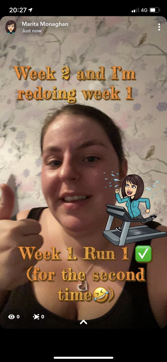 mita1989's tweet photo. Redoing week 1 of #couchto5K this week and this time I didn’t stop half way through! And I managed all 60 seconds of running! Delighted! #letsgo #learningtorun #iwilllearntoloverunning https://t.co/iG727YFbPc