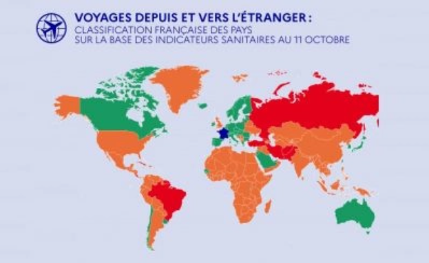 ATouristique's tweet photo. 🟢 𝗜𝗡𝗙𝗢 𝗩𝗢𝗬𝗔𝗚𝗘 🟢 #COVID19 
Mise à jour du planisphère établi par le gouvernement français, pour les voyages depuis et vers l’étranger :
 
➡️ le #Sénégal rajouté dans la liste des pays verts* ✅ 

✍🏾 : L'Écho Touristique

https://t.co/VH7H2MJcvw

#DestinationSénégal https://t.co/C7J0xjKZmV
