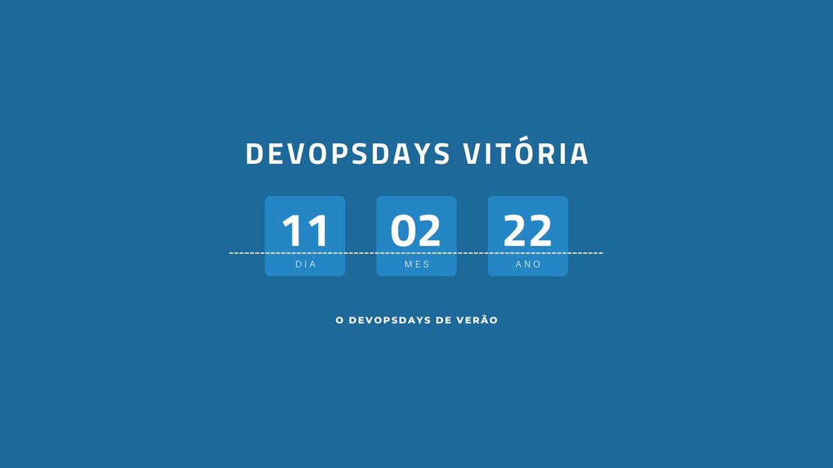 devopsdaysvix's tweet image. Que tal aproveitar o feriado para organizar as viagens do ano que vem? Em Fevereiro, nos dias 11 e 12, acontecerá a segunda edição do DevOpsDays Vitória, o DevOpsDays de Verão. Serão dois dias de muito conteúdo, networking e praia!