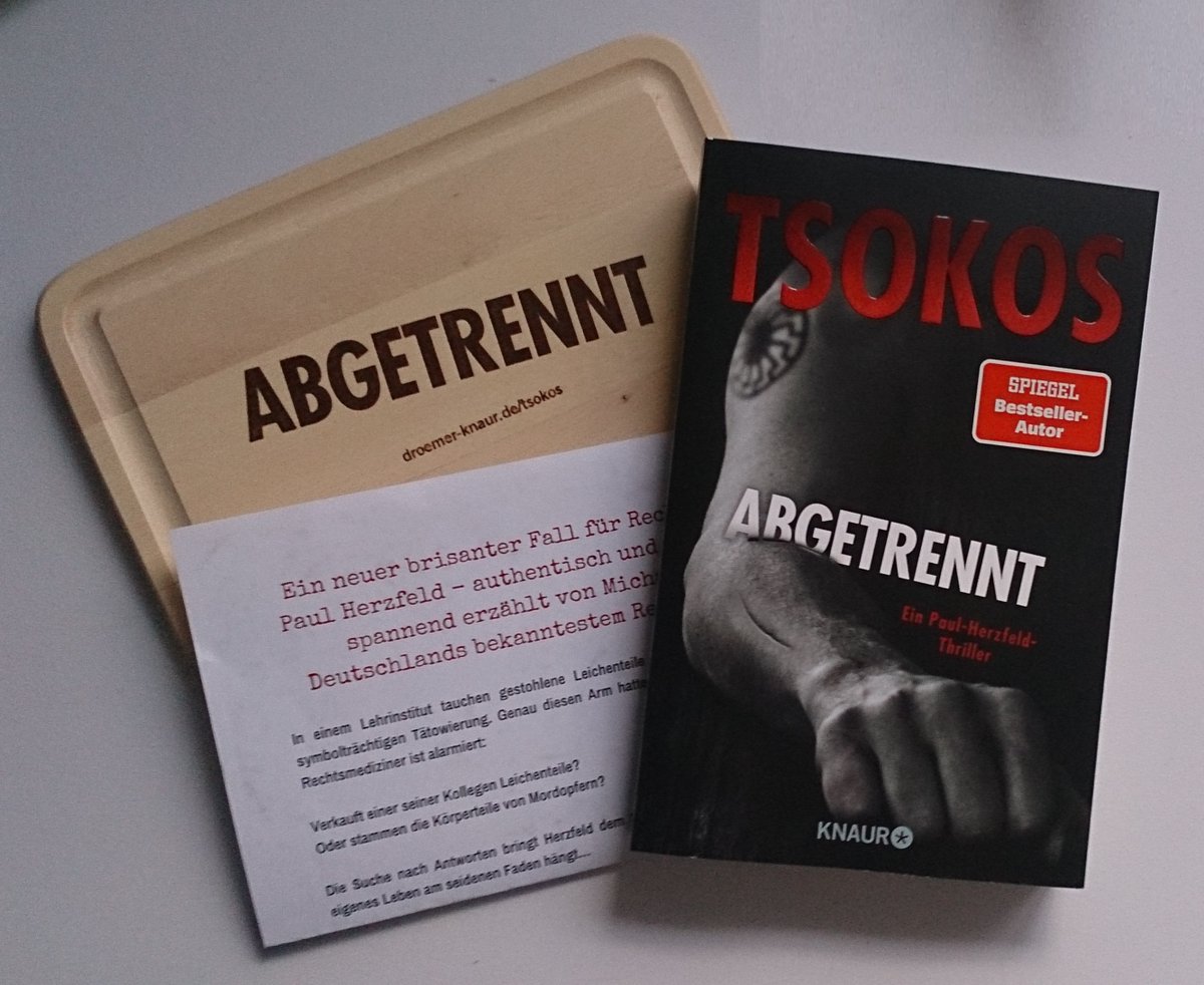 Der letzte Teil der Thriller-Trilogie mit Gerichtsmediziner Paul Herzfeld ist bei mir eingetroffen. 🙂

Ich bin schon mega gespannt, woher die in Kiel auftauchenden Leichenteile stammen. 🔪🧐

@KnaurVerlag, #MichaelTsokos, #PaulHerzfeld, #TrueCrime, #KriminesBücherblog, #werbung