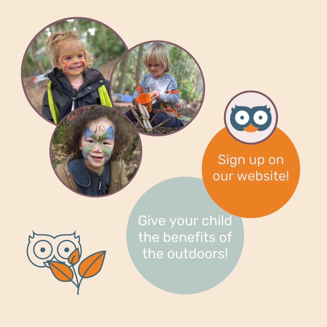 Outdoor_Owls's tweet photo. Thinking about what nursery to send your child to...? Come and meet our amazing team in the most natural setting out there! 😀🌳🍁🐿️🦉🦋🐛🐞🐌 Give your child an Owlstanding start to life 🌍🧡 Sign up for a visit at https://t.co/JxgVPSJjWf https://t.co/Oi8lDqeIYn