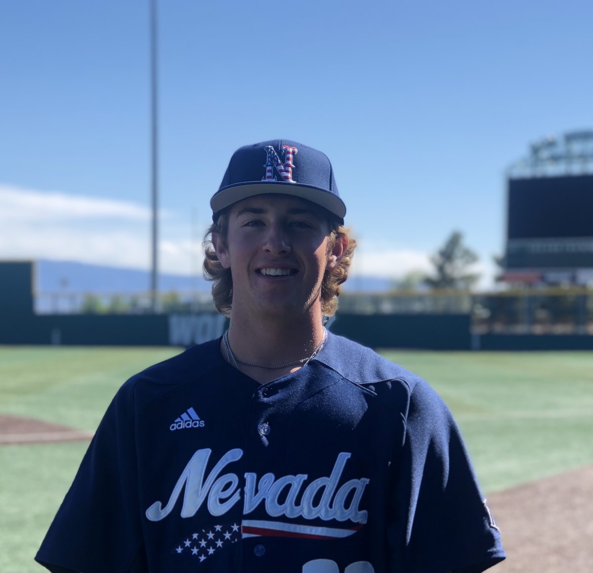 FerraroJameson's tweet photo. Excited to announce that I have committed to continue my education and baseball career at the University of Nevada at Reno. I want to thank God, my family, and all the coaches who have helped me along the way. @CV__baseball @SoCal_Dukes @SoCalGiants #BattleBorn #Wolfpack https://t.co/nNLwNDhVOv