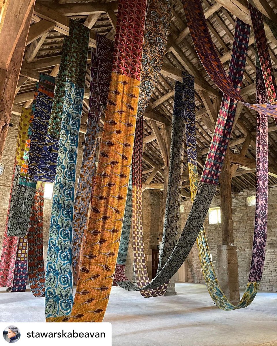 Thank you very much Caroline and  Dave of <a href="/HBFilms/">Huckleberry Films</a> who made a fabulous film about my installation Lost Threads at Gawthorpe Hall Barn for @TextileBiennial.