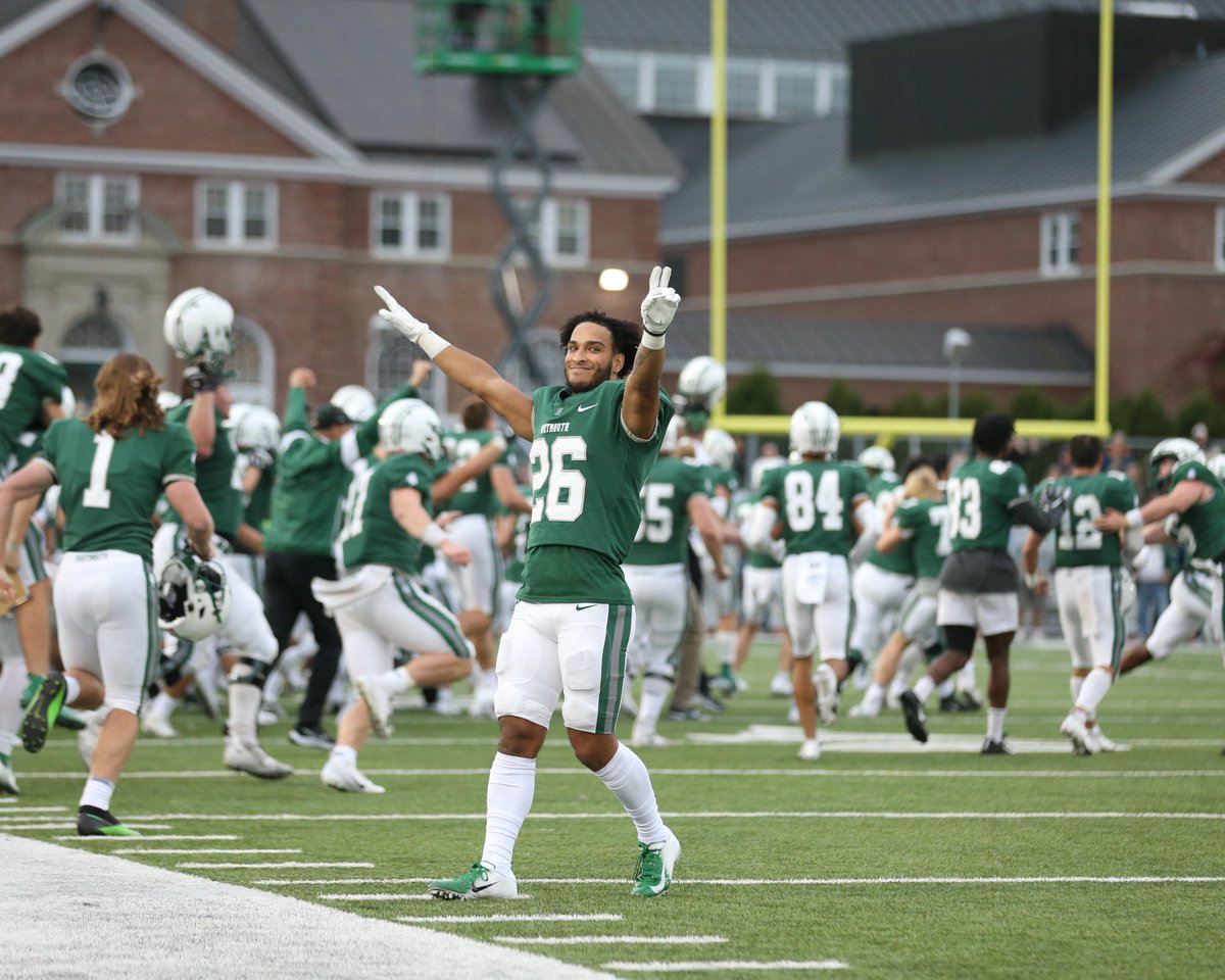 The house was absolutely packed for the first Homecoming game in two years! Thanks to everyone who was a part of our record breaking crowd as <a href="/DartFootball/">Dartboard Football</a> remained undefeated with a 24-17 overtime thriller! See you under the lights for Family Weekend on October 22nd!
#InTheWoods