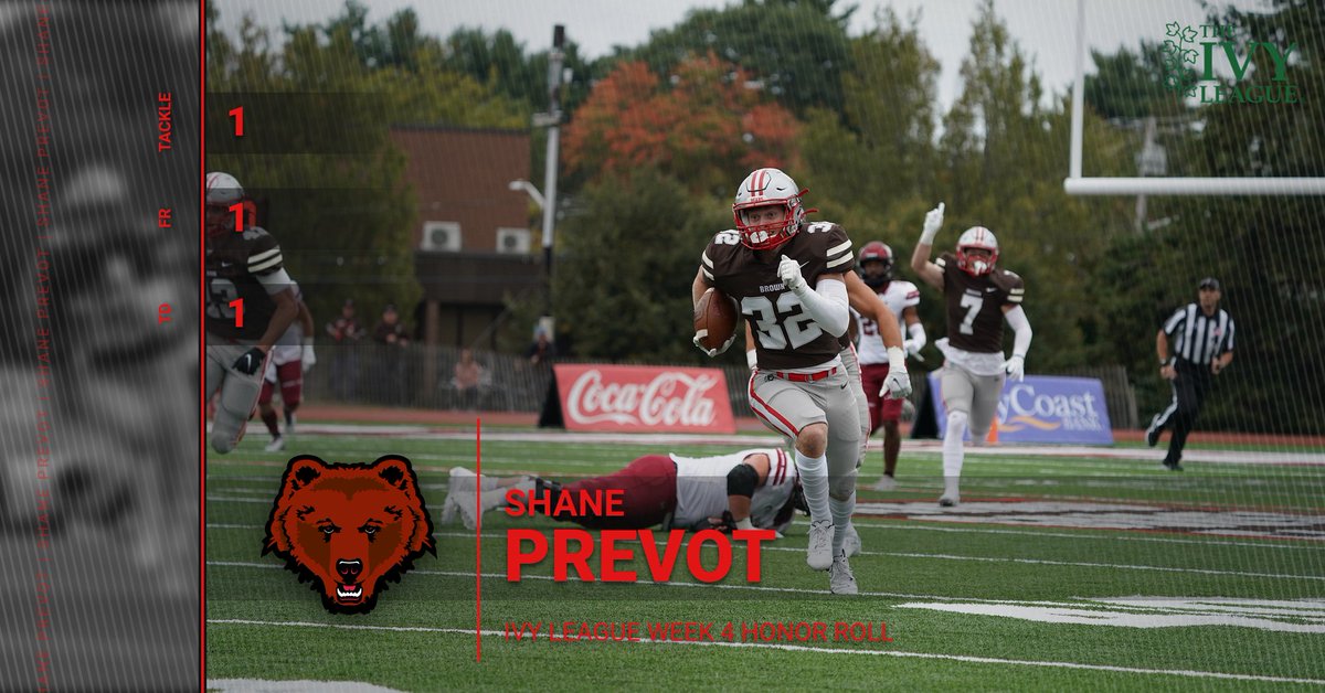 🏆𝗪𝗘𝗘𝗞 𝟰 @𝗜𝘃𝘆𝗟𝗲𝗮𝗴𝘂𝗲 𝗛𝗢𝗡𝗢𝗥 𝗥𝗢𝗟𝗟

✴️QB EJ PERRY
✴️DL QUINCY EUTSAY
✴️S SHANE PREVOT

#GOBRUNO