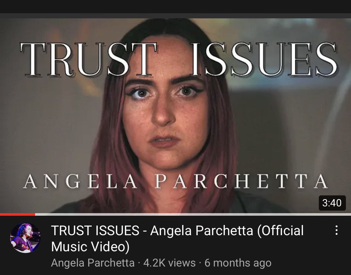 Have you checked out my latest single??? It’s called “Trust Issues”. Check out the music video 🎶 
#musicvideo #popmusic #femalepopartist #popmusic #popmusicvideo #singersongwriter #songwriter #femaleartist #emotions #trustissues #honest #vulnerable

youtu.be/fMJar-UpiWQ