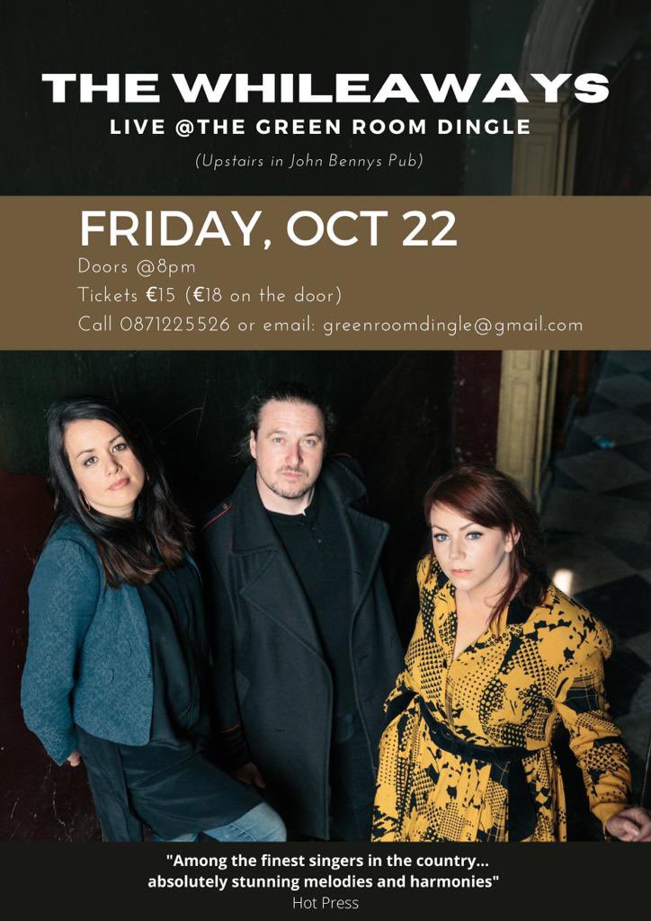 JohnBennysPub (@jaybeesdingle) on Twitter photo So great to hear their new song <a href="/johncreedon/">john creedon</a> <a href="/TheWhileaways/">The Whileaways</a> <a href="/RTERadio1Music/">RTERadio1Music</a> and we can’t wait to have them here #songs#harmony@livegigs So great to hear their new song <a href="/johncreedon/">john creedon</a> <a href="/TheWhileaways/">The Whileaways</a> <a href="/RTERadio1Music/">RTERadio1Music</a> and we can’t wait to have them here #songs#harmony@livegigs