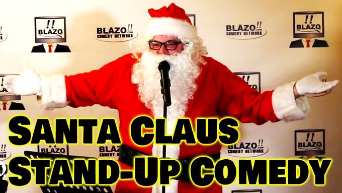 Did you ever see our video of Santa doing stand up comedy?   https://t.co/bnKmI1PAq8  #santa #xmas #standupcomedy<a href="/tag/santa"class="tags"><span>#santa</span></a><a href="/tag/xmas"class="tags"><span>#xmas</span></a><a href="/tag/standupcomedy"class="tags"><span>#standupcomedy</span></a><a href="/tag/standup"class="tags"><span>#standup</span></a>