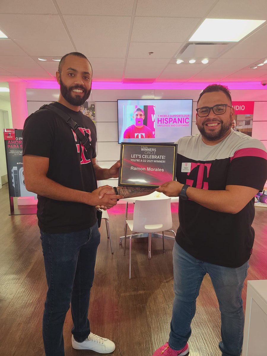 Please all my Magenta team here, help me to congratulate our ME <a href="/Landohundo/">Ramon Morales</a> who wins the Winner Circle for Q2. Orlando its amazing person and great assessment for T-mobile and our Store. Congratulations Orlando !!! We are proud of you !!! <a href="/davynavy9195/">David Mlinarich</a> <a href="/EddiePryor7/">Eddie Pryor</a>