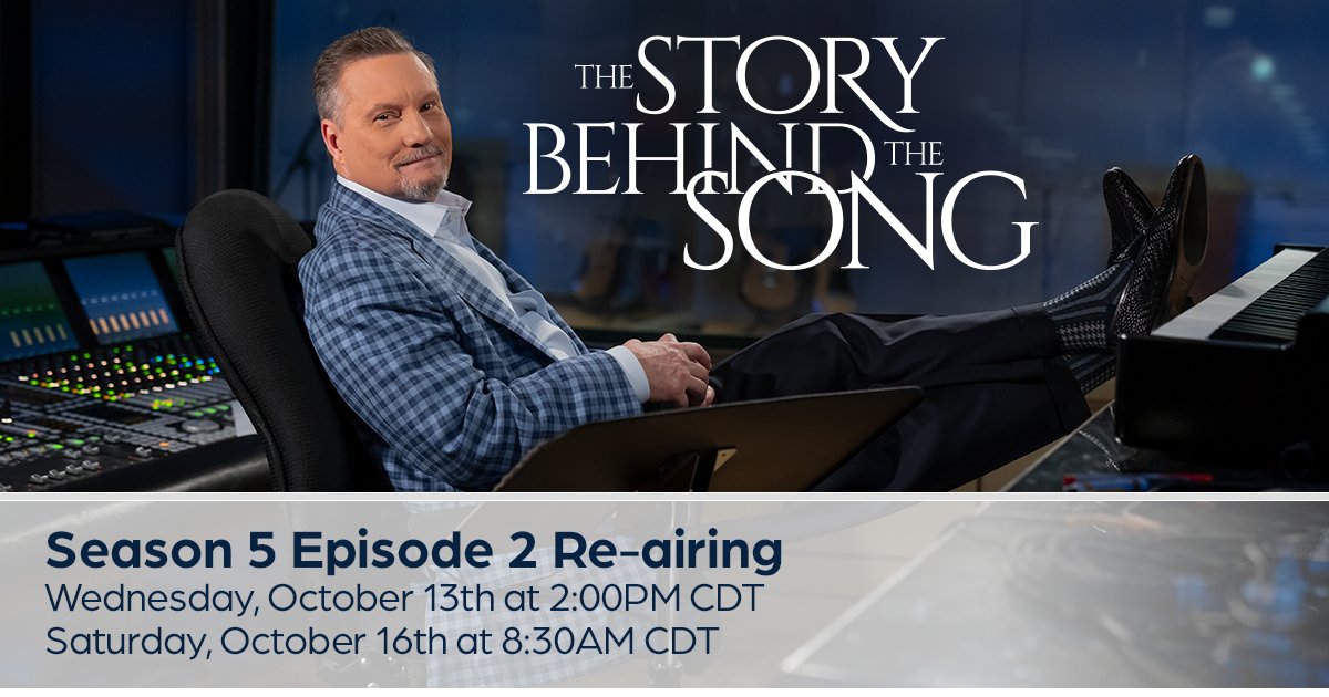 SonLifeNetwork's tweet photo. Tune in on Wednesday, October 13th at 2:00PM CDT or Saturday, October 16th at 8:30AM CDT to watch the second episode of The Story Behind the Song.

Watch it LIVE on the SonLife Broadcasting Network in English at https://t.co/OQVvxKgRbc or in Spanish at https://t.co/fb97ShCJsp https://t.co/cbMXL7mIrI