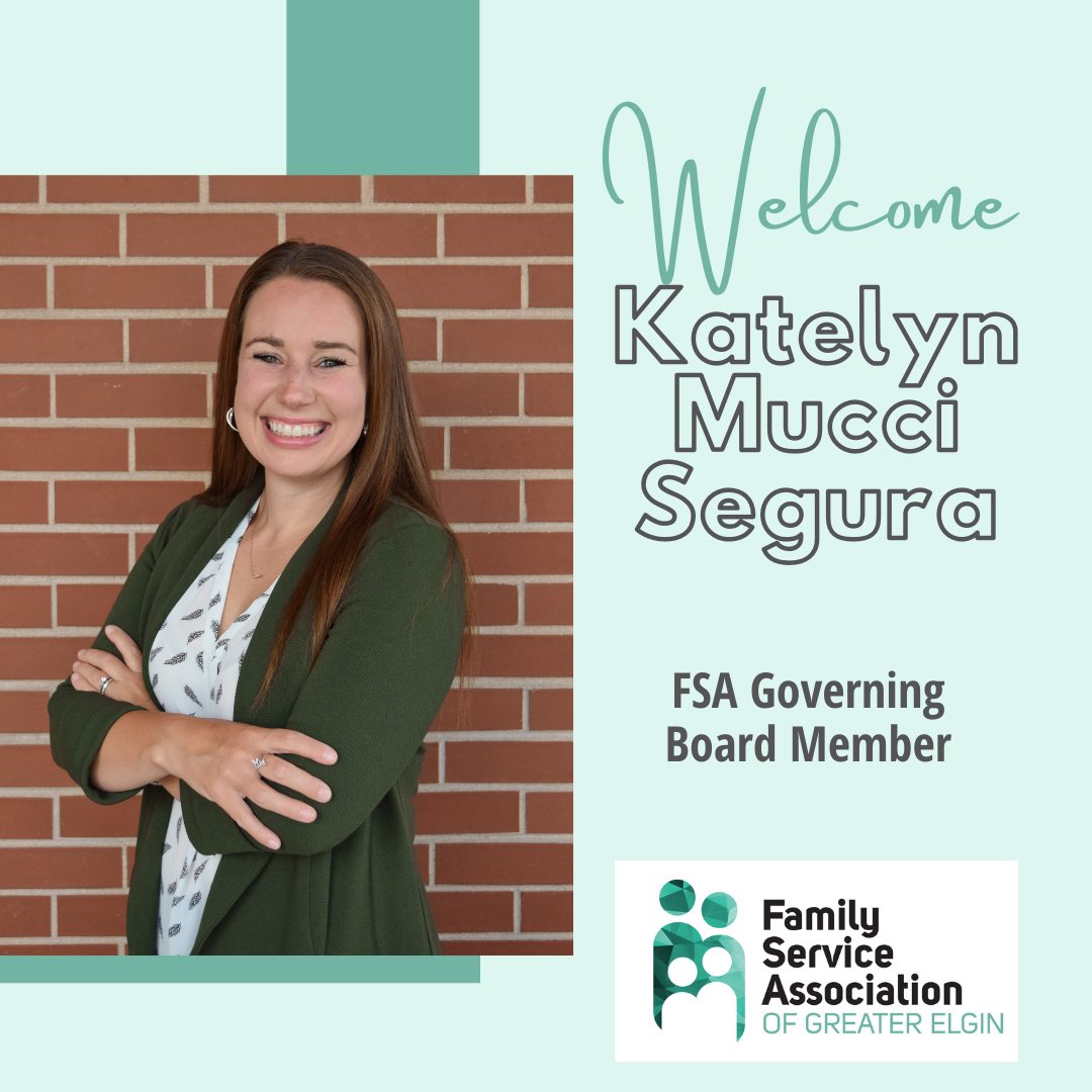 FSAElgin's tweet photo. We’re excited to introduce the newest member of our governing board, Katelyn Mucci Segura!
Katelyn is a proud advocate of equal access to mental health, education, and housing. Welcome to the team, Katelyn!
#fsaelgin #mentalhealth #breakthestigma #community https://t.co/xS8rjYqWk0