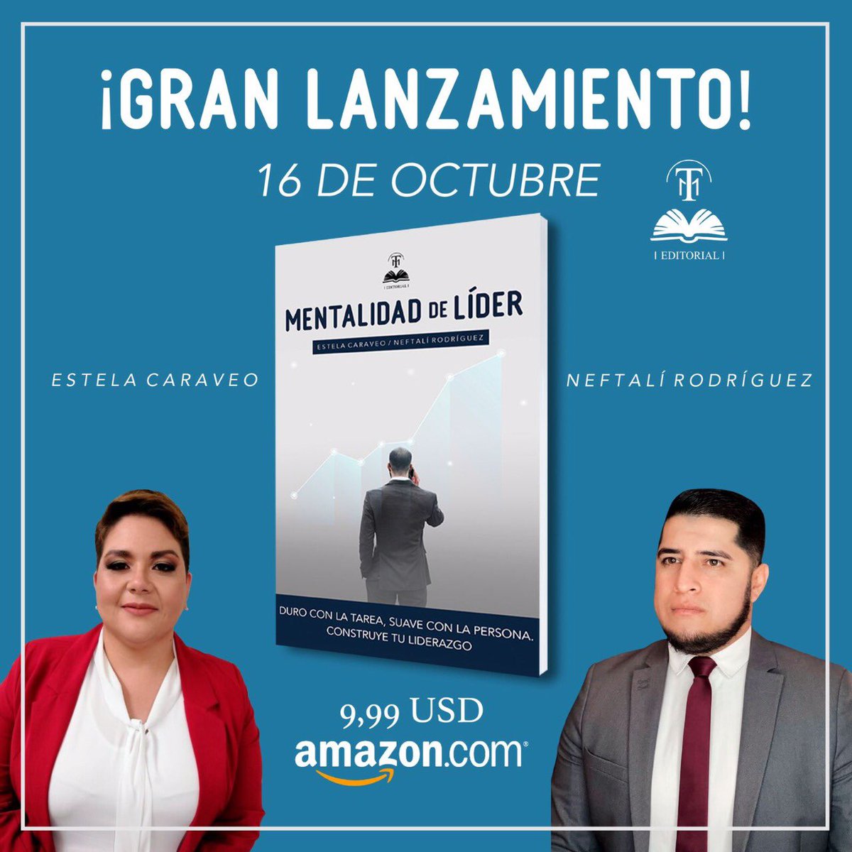 EditorialTPM's tweet photo. ¡Prepárate para nuestro siguiente lanzamiento porque es un libro fenomenal!

https://t.co/qEdMuitPUe

#EditorialTPM. #SoyBestSellerTPM. #Lanzamiento. #MentalidadDeLíder. #DuroConLaTareaSuaveConLaPersona. #ConstruyeTuLiderazgo #EstelaCaraveo. #NeftalíRodríguez. #Liderazgo. https://t.co/TilhuMw9Y0