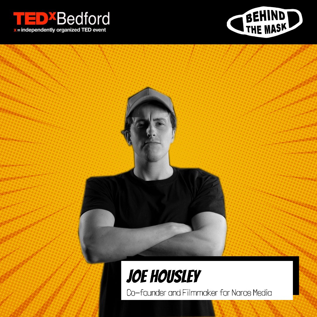 Joe Housley will be sharing “The Secret Science of Filmmaking” with us at Behind the Mask in only 11 days! 🎥⁣
⁣
You don’t want to miss this! Tickets are available here: bit.ly/tedxbedford2021

Grab yours while you can! 🤩