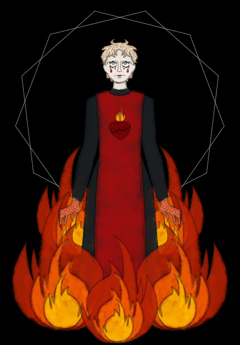 zeihhan's tweet photo. the sacrament of firewalking
#vamptober 11: faith that hurts https://t.co/qLYPPSHQo5