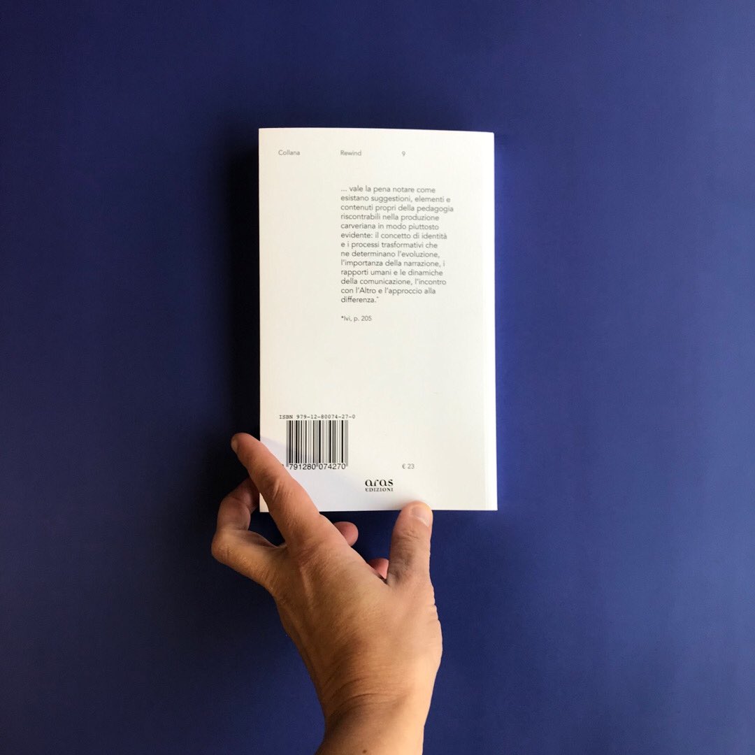 In #libreria il 28 #ottobre. Risalire la corrente. #raymond #carver tra #letteratura e #pedagogia

Cover design <a href="/jonathanpierini/">jonathanpierini</a> 

arasedizioni.com/catalogo/a-n-t…