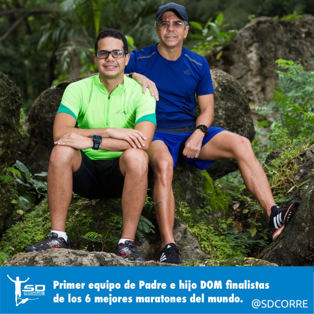 Primer equipo de Padre e Hijo DOM que entran a la lista de los Six Stars Finisher 🏅 Abbott World Marathon Majors. 
Amplía aquí: santodomingocorre.com/articulos/noti…
#SDCorre