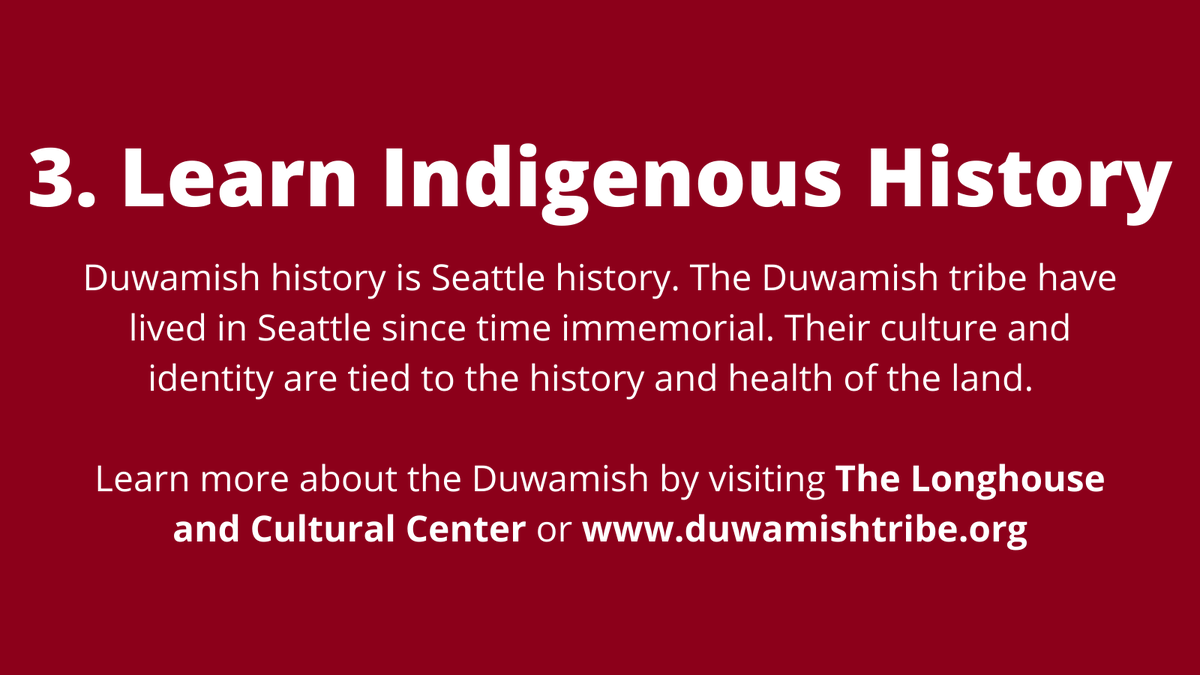SeattleEconomy's tweet photo. Happy #IndigenousPeoplesDay! Celebrate and honor the First Peoples by  

1. Paying Real Rent to @RRentDuwamish (https://t.co/pgzy1AvIK9)
2. #SupportNativeBusiness 
3. Learn Indigenous History 

#BuyIndigenous #SupportLocal #OccupiedDuwamishTerritory https://t.co/byFadQFbUU