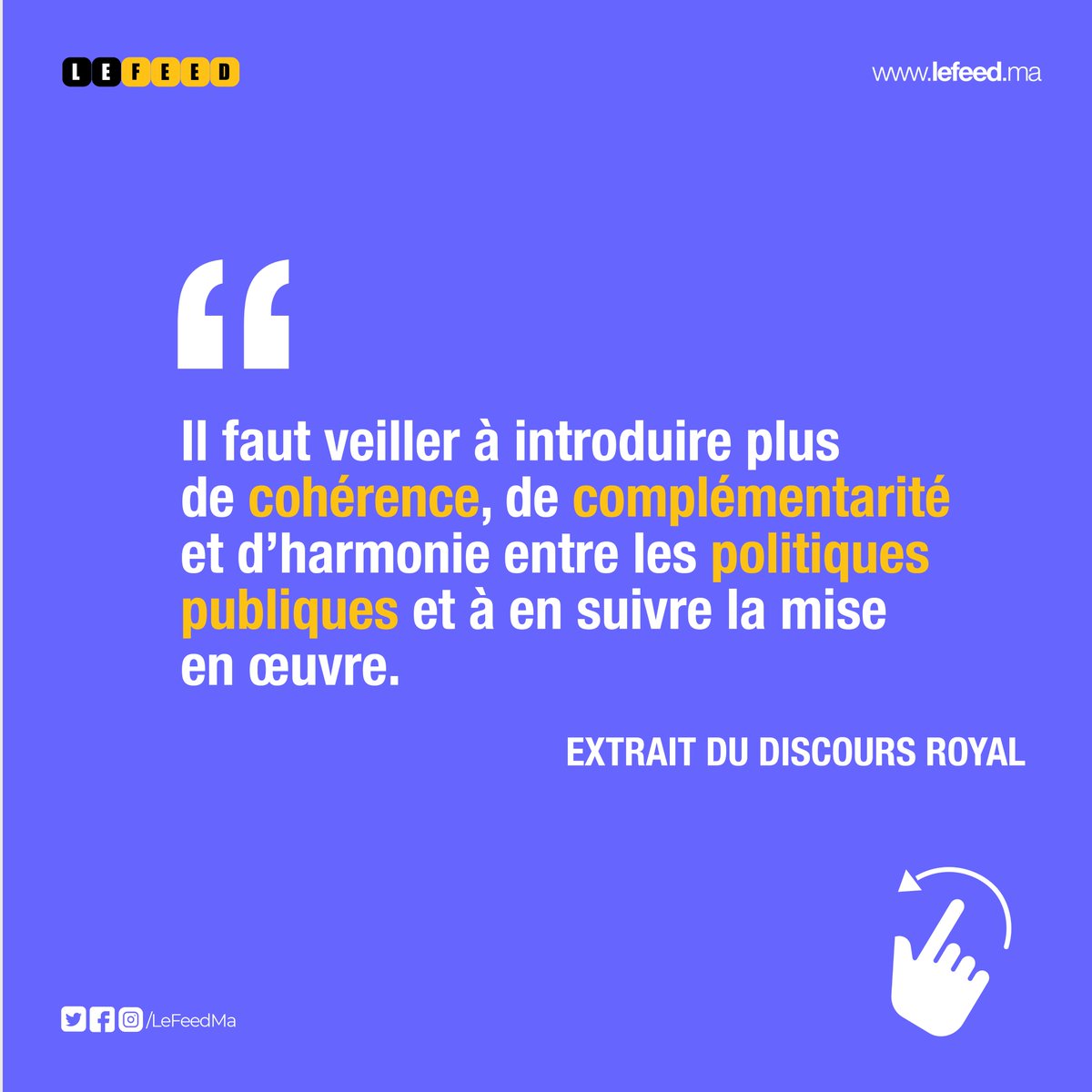 LeFeedMa's tweet photo. 2/2 #DiscoursRoyal #GouvernementAkhannouch #Parlement https://t.co/b0jjJrToSu