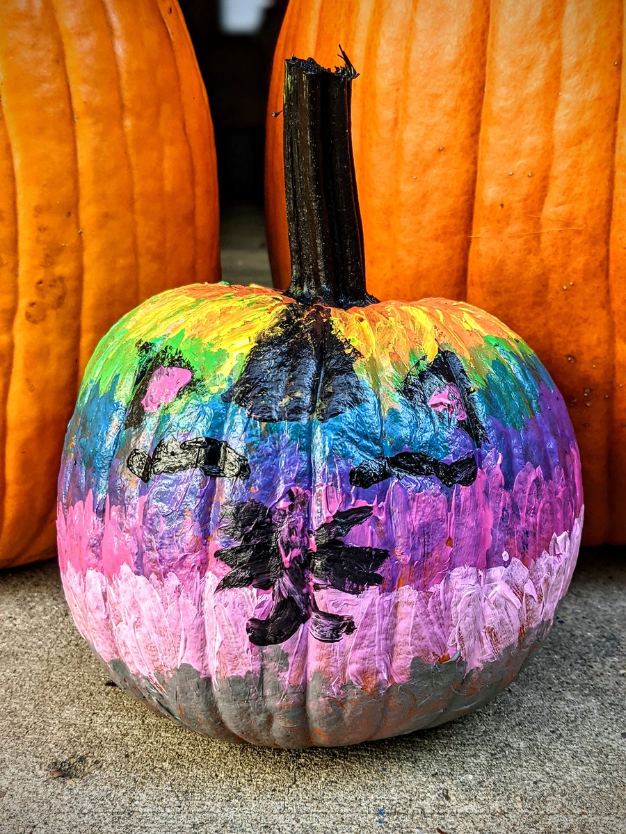 its_dan_c's tweet photo. @0x_Vinyl Minted a few of our own pumpkins over the weekend! This is the littles unicorn kitty. Loving how your @spicy_pumpkins turned out!! https://t.co/NkveZRRiTU