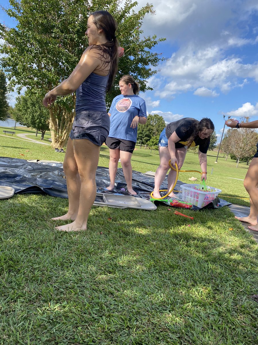 ECCC_SBA's tweet photo. Our SBA officers have a water slide and water balloons set up at the pavilion. It’s officially homecoming for week! https://t.co/cRkHo3Hsr6