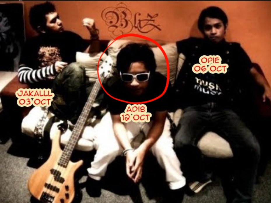 Hepi besday to my brother, my singer, my friend... 
Adib <a href="/mohaidrosli/">Mohaid Rosli</a> ... Semoga panjang umur dan diberkati selalu...

Settle dah.. semua ahli Bliz dah bertambah usia bulan Oktober ni.. open table je belom... 3 line jom.!!

#bliz #mimpiyangmati