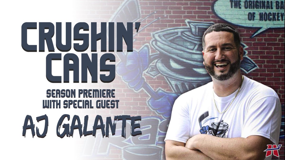 habstonight's tweet image. Mark your calendars! @dbtrashers legend AJ Galante will be our special guest for the season premiere of Crushin’ Cans with @Derrickweise22 &amp;amp; @BrandonLegacy33 on Wednesday October 20th! You don’t want to miss this one!