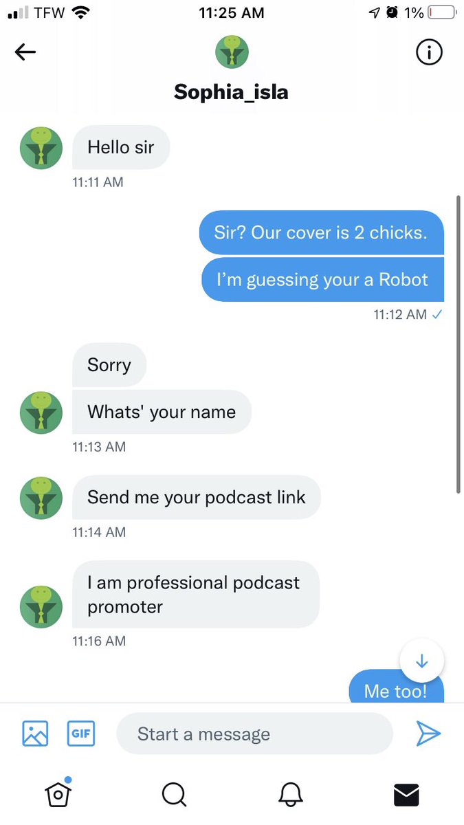 2gals1pod's tweet photo. I just #cant with this shit lol #spam #junkmail wait….#paighambot? 🤣🤣🤣 have a nice day.#podlife #PodNation #podproblems #inbox https://t.co/ilts9BLQNB