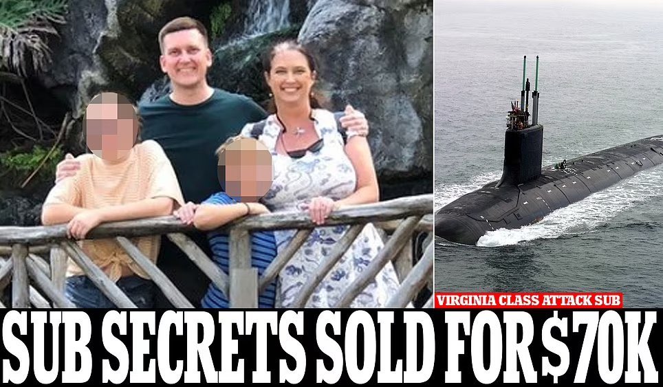 LesNews's tweet photo. #USA 🇺🇸: Arrestation d’un couple #JonathanToebbe et sa femme Diana pour avoir tenté de passer des secrets lié à des sous-marins à un gouvernement etranger. Les secrets étaient dissimulés dans des boites de beurre de cacahuète via @DailyMail @SACNSNew https://t.co/dAzW0lV8hA