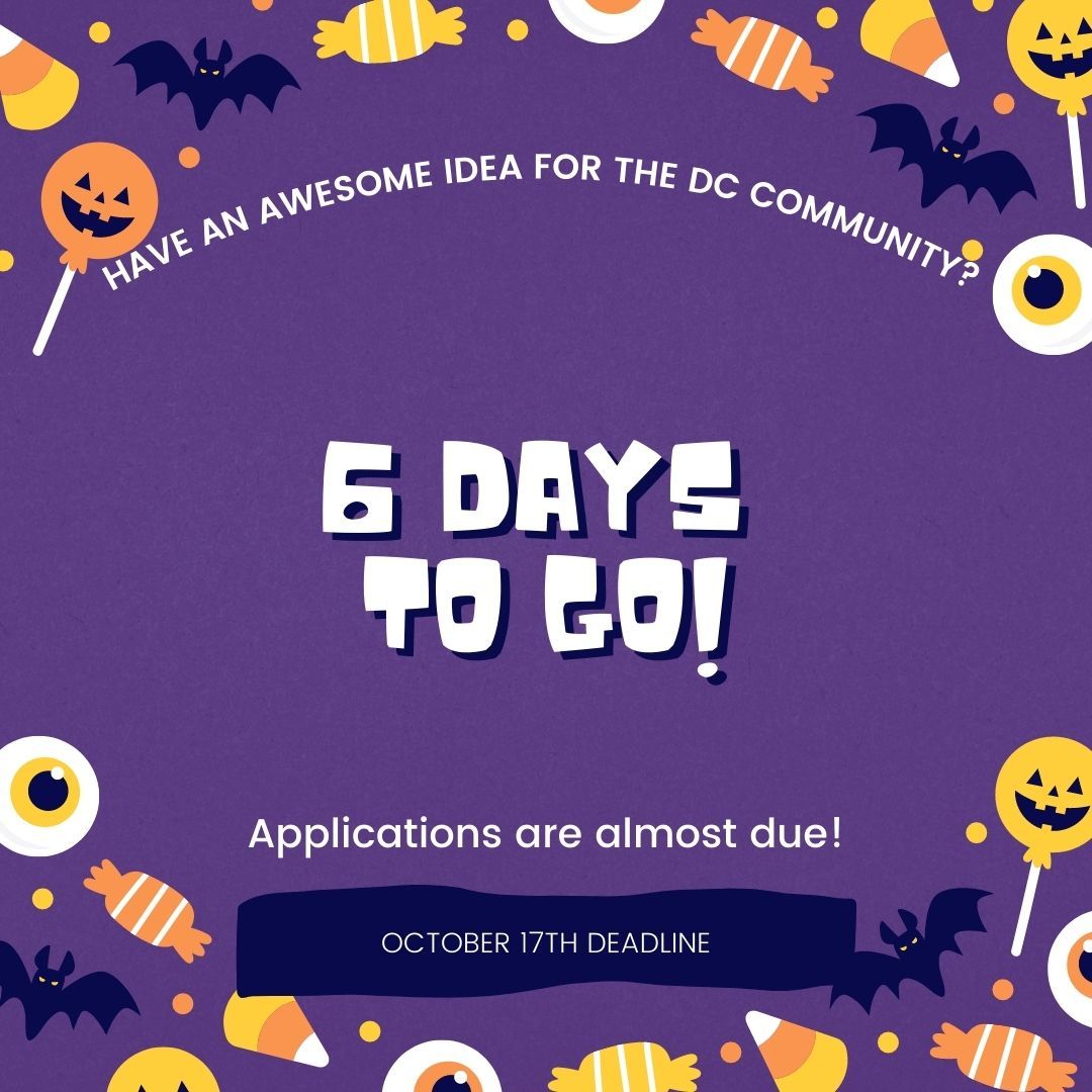 Applications are due October 17th!