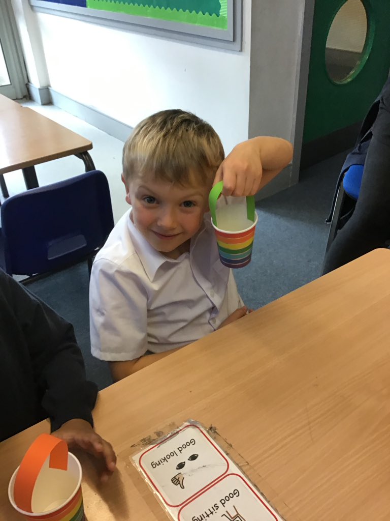 Class 2CT welcomed Miss Hopkinson into our class this week. We enjoyed a lovely afternoon talking about how to be happy by being kind. We read ‘Have You Filled a Bucket Today’ before making our own buckets and writing kind messages for our friends. <a href="/NTSCITT/">NT SCITT</a> <a href="/helloitsmissh/">Amy</a>