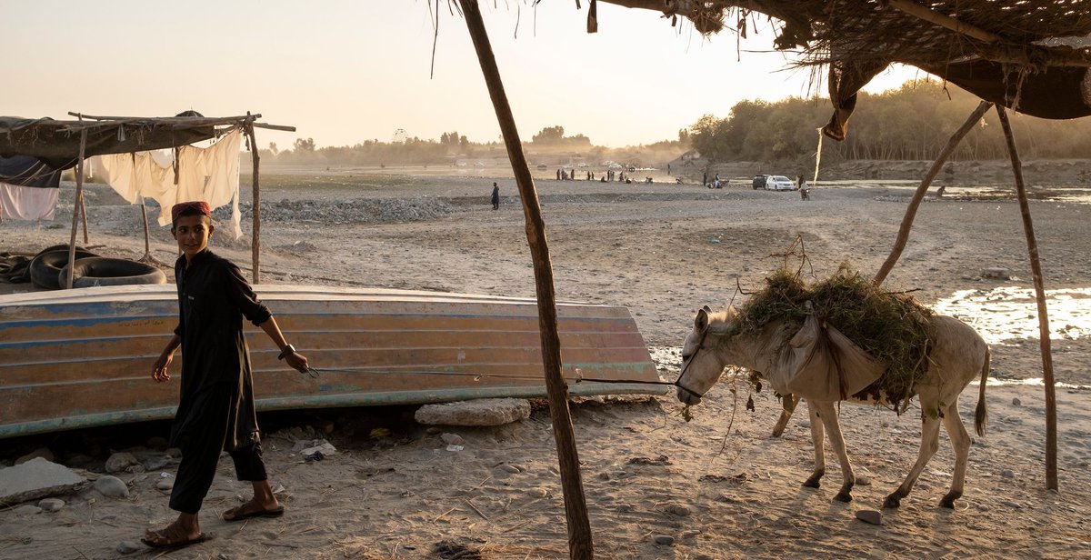 OtayMark's tweet image. Severe #Drought Adds to #Afghanistan’s Woes, Endangering Millions as Economy Collapses.

Farmers who survived two decades of war abandon land as water sources dry up.

@FAOAfghanistan: “This is the worst drought in 35-36 years.”

on.wsj.com/2YCdVVz by @SuneEngel via @WSJ