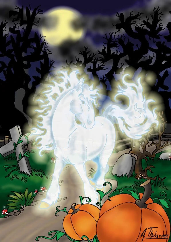 PonyOfTheDay's tweet photo. 🎠October 13th, 2021
Today's horse of the day is Halloween, from Bella Sara!

Halloween is a fearless and protective undead horse. His inspirational message is "I will keep you safe." https://t.co/AzCCQ3FvQy