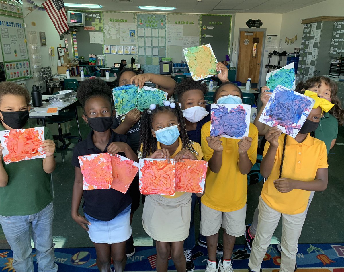 Ended our unit with a magnet painting!! We used magnets to move magnetic objects around in paint and created some amazing works of art 🎨 <a href="/JustES_STEM/">Riverwalk STEM Academy @ Just Elementary School</a> <a href="/WeAreHAEST/">HAEST</a> <a href="/HCPSElemScience/">HCPSElemScience</a> <a href="/AmandaSciTeach/">Amanda Crane</a>