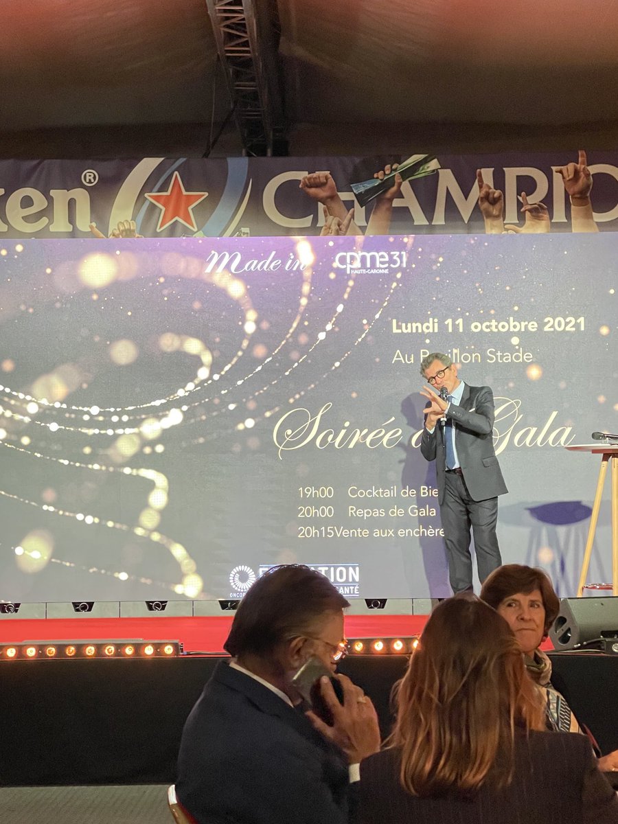 Magnifique soirée au profit de la Fondation Toulouse Cancer Santé, organisée par la ⁦<a href="/cpme31/">CPME31</a>⁩ et son Président ⁦<a href="/samcette/">Samuel Cette</a>⁩ !
Bravo ⁦<a href="/ToulouseCancer/">Fondation Toulouse Cancer Santé</a>⁩ !