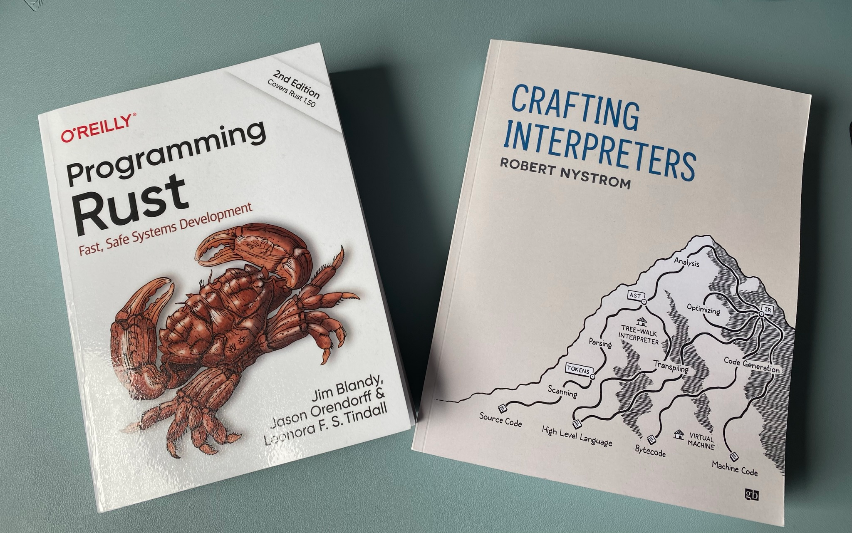 Some "light" reading... let's see what comes out from these two :-) #rust #interpreters