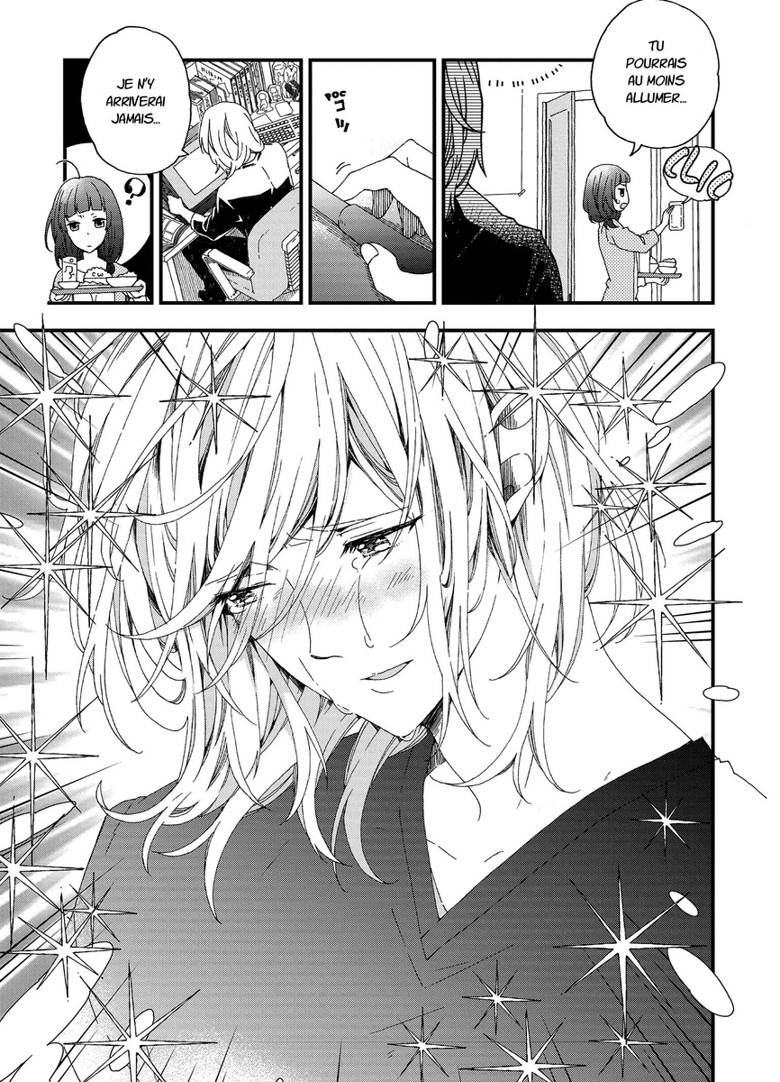 Basically it's about a super gorgeous dude who draws BL but sends his little sister to table as his body double at comic cons and some of these jokes are things I have lived in my human life.