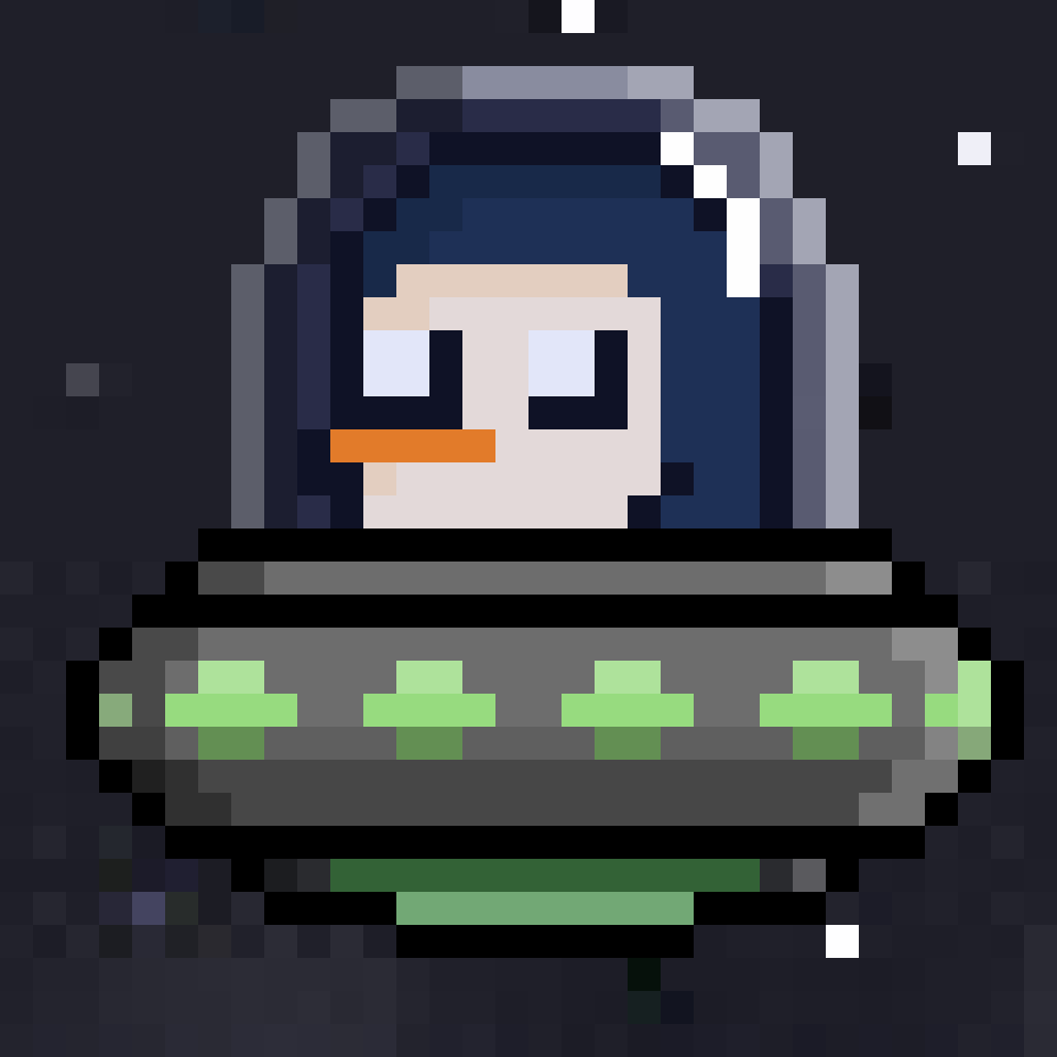 bitpingo's tweet image. Every Pingo, since he was a child, hears the story of a Pingo who didn't believe that they were the only ones in the universe. It is known that he was trying to build a ship, but did he succeed? I guess not, that's just a LEGEND.... Or is it?

#150

objkt.com/auction/e/VNz1…