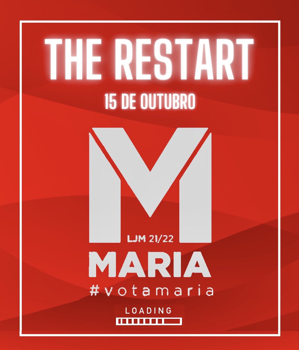 Preparem-se porque o RECOMEÇO está perto… Stay tuned! ⚪️🔴